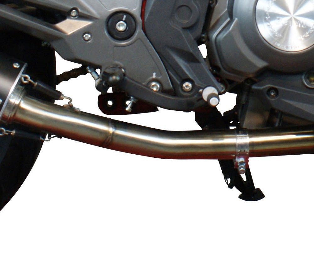 GPR exhaust Benelli Bn 302 S 2017-2024, Satinox , Homologated legal slip-on exhaust including removable db killer and link pipe - GPR Exhausts