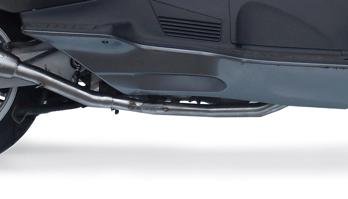 GPR exhaust Suzuki Burgman An 650 2002-2012, Furore Nero, Homologated legal full system exhaust, including removable db killer - GPR Exhausts