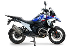 GPR exhaust Bmw R 1300 GS Adventure 2024-2026, Hyper Sonic Titanium, Homologated legal slip-on exhaust including removable db killer and link pipe - GPR Exhausts