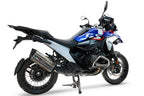 GPR exhaust Bmw R 1300 GS Adventure 2024-2026, Hyper Sonic Titanium, Homologated legal slip-on exhaust including removable db killer and link pipe - GPR Exhausts