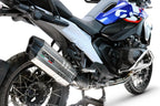 GPR exhaust Bmw R 1300 GS Adventure 2024-2026, Hyper Sonic Titanium, Homologated legal slip-on exhaust including removable db killer and link pipe - GPR Exhausts