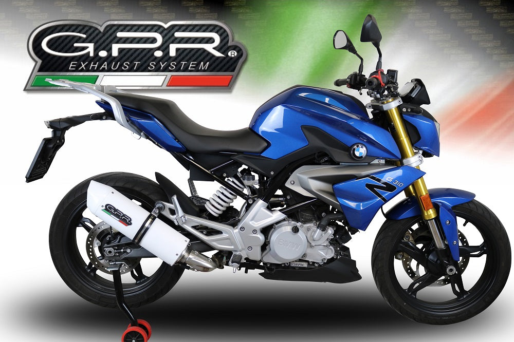 GPR exhaust Bmw G 310 R 2022-2024, Albus Evo4, full system exhaust legal for UK and non-EU countries including removable db killer - GPR Exhausts