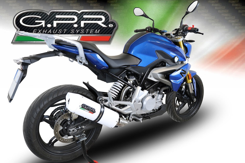 GPR exhaust Bmw G 310 R 2022-2024, Albus Evo4, full system exhaust legal for UK and non-EU countries including removable db killer - GPR Exhausts