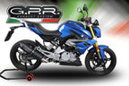 GPR exhaust Bmw G 310 R 2017-2021, Furore Evo4 Poppy, full system exhaust legal for UK and non-EU countries including removable db killer - GPR Exhausts