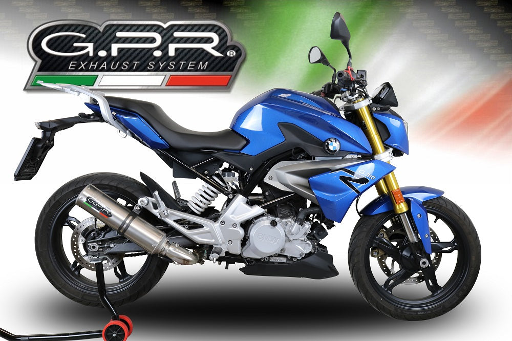 GPR exhaust Bmw G 310 R 2017-2021, M3 Inox , full system exhaust legal for UK and non-EU countries including removable db killer - GPR Exhausts