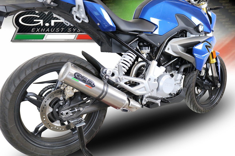 GPR exhaust Bmw G 310 R 2017-2021, M3 Inox , full system exhaust legal for UK and non-EU countries including removable db killer - GPR Exhausts
