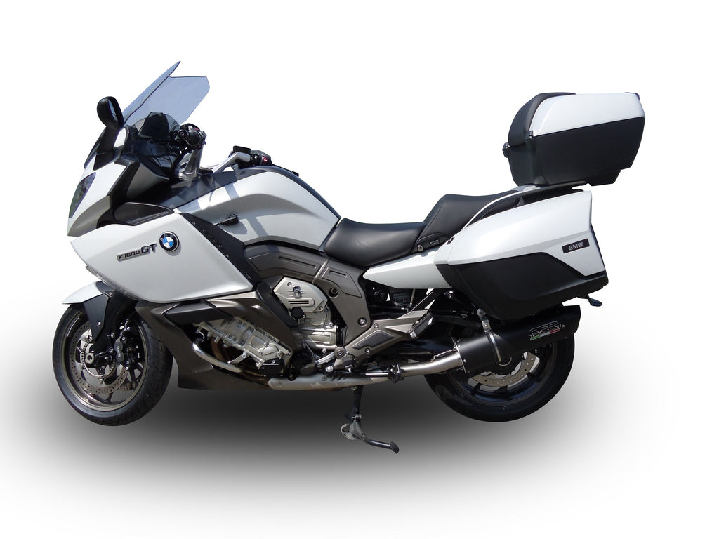 GPR exhaust Bmw K 1600 Gt 2017-2021, Furore Evo4 Poppy, Dual Homologated legal slip-on exhaust including removable db killers and link pipes - GPR Exhausts