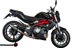 GPR exhaust Benelli Bn 302 S 2015-2016, Deeptone Inox, Homologated legal slip-on exhaust including removable db killer and link pipe - GPR Exhausts