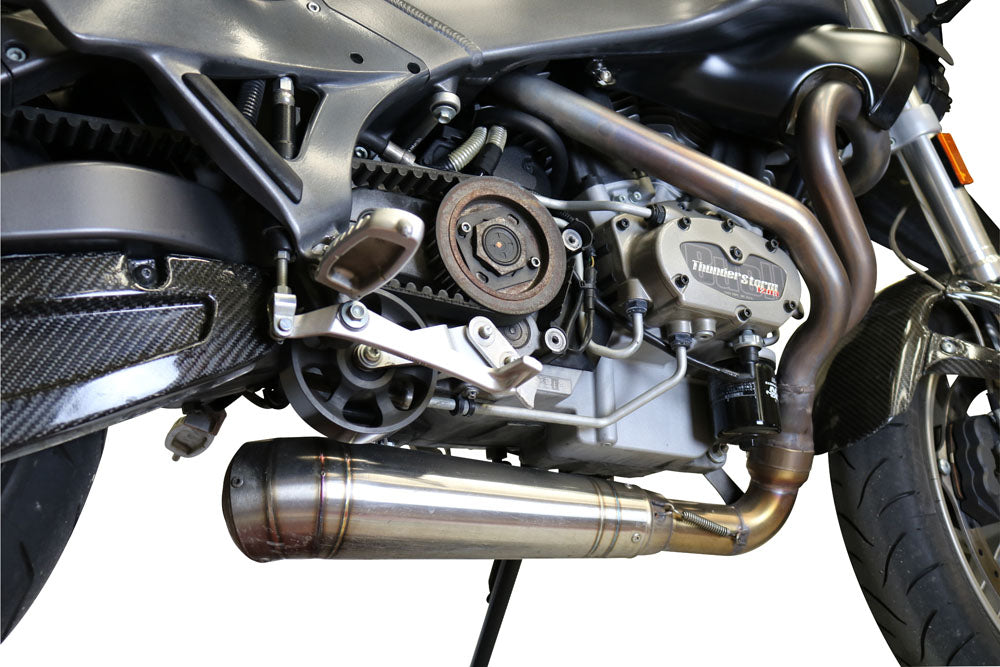 GPR exhaust Buell X 1 1999-2002, Powercone Evo, Homologated legal slip-on exhaust including removable db killer and link pipe - GPR Exhausts
