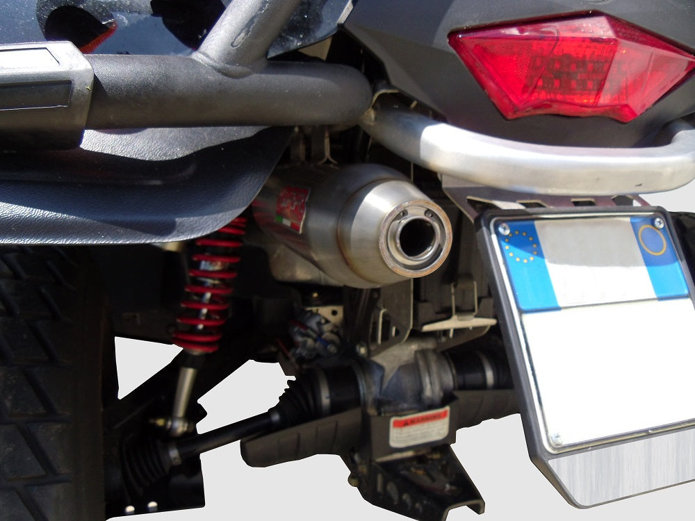 GPR exhaust Can Am Outlander 800 XMR 2012-2016, Deeptone Atv, Homologated legal slip-on exhaust including removable db killer and link pipe - GPR Exhausts