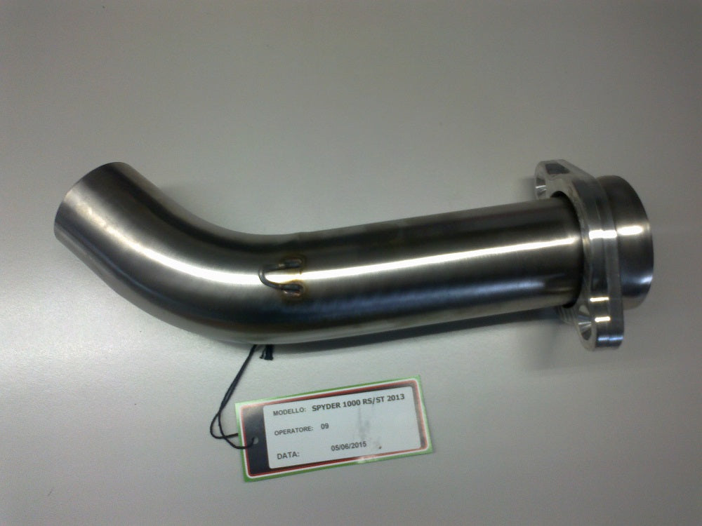 GPR exhaust Can Am Spyder 1000 St -Sts 2013-2016, Albus Ceramic, Homologated legal slip-on exhaust including removable db killer and link pipe - GPR Exhausts