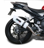 GPR exhaust Honda Cb 500 X 2019-2025, Albus Evo4, Homologated legal slip-on exhaust including removable db killer and link pipe - GPR Exhausts