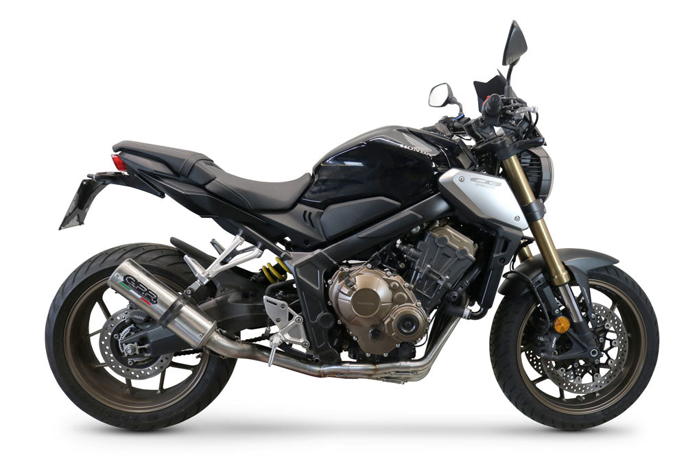 GPR exhaust Honda Cb 650 R 2019-2020, M3 Inox , full system exhaust legal for UK and non-EU countries including removable db killer - GPR Exhausts