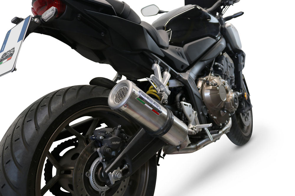 GPR exhaust Honda Cbr 650 F 2017-2018, M3 Inox , full system exhaust legal for UK and non-EU countries including removable db killer - GPR Exhausts