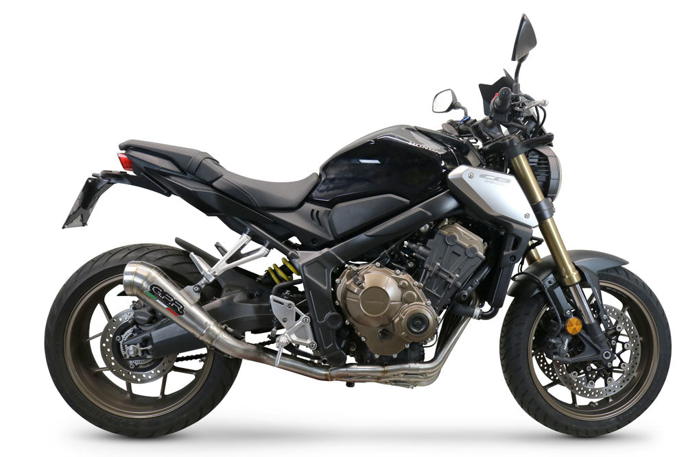 GPR exhaust Honda Cb 650 F 2014-2016, Powercone Evo, Homologated legal full system exhaust, including removable db killer - GPR Exhausts