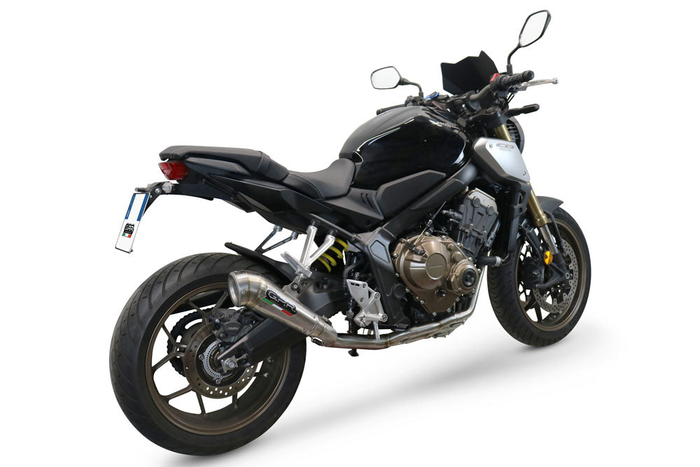GPR exhaust Honda Cb 650 R 2019-2020, Powercone Evo, full system exhaust legal for UK and non-EU countries including removable db killer - GPR Exhausts