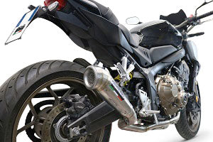 GPR exhaust Honda Cbr 650 F 2014-2016, Powercone Evo, Homologated legal full system exhaust, including removable db killer - GPR Exhausts