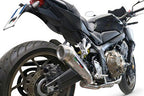 GPR exhaust Honda Cbr 650 F 2014-2016, Powercone Evo, Homologated legal full system exhaust, including removable db killer - GPR Exhausts