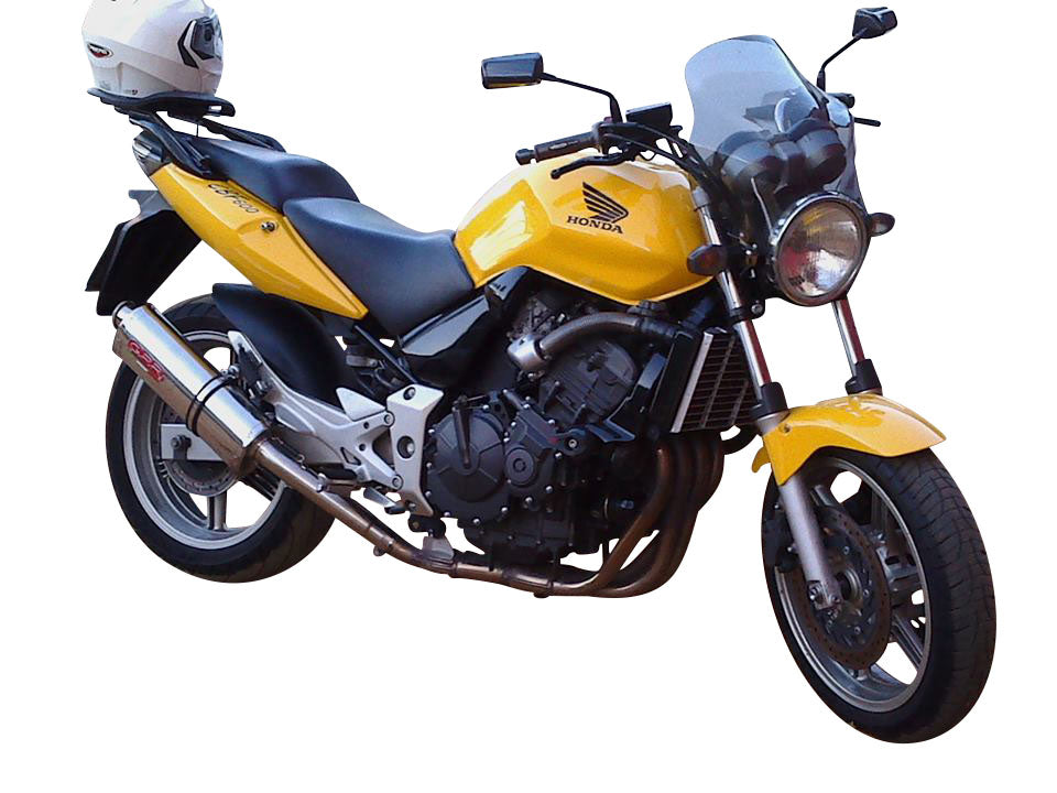 GPR exhaust Honda Cbf 600 S I.E. 2007-2012, Trioval, Homologated legal slip-on exhaust including removable db killer and link pipe - GPR Exhausts
