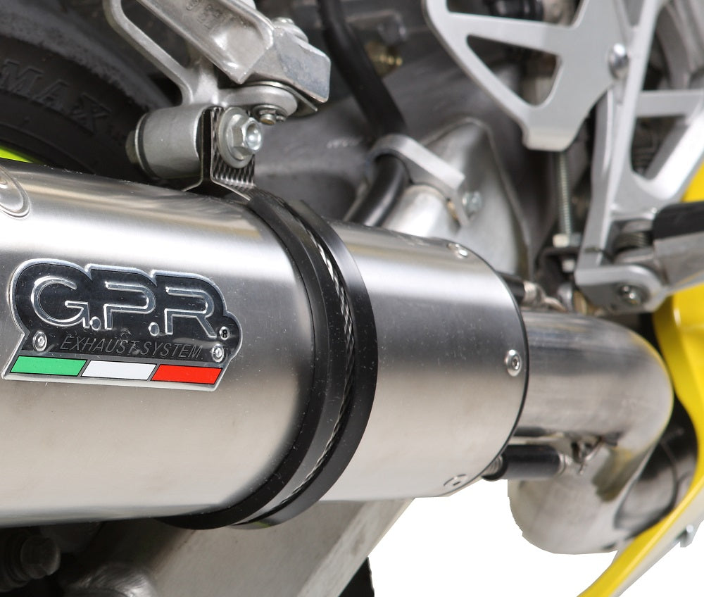 GPR exhaust Honda Cbr 600 F - Sport  2001-2007, Satinox , Homologated legal slip-on exhaust including removable db killer and link pipe - GPR Exhausts