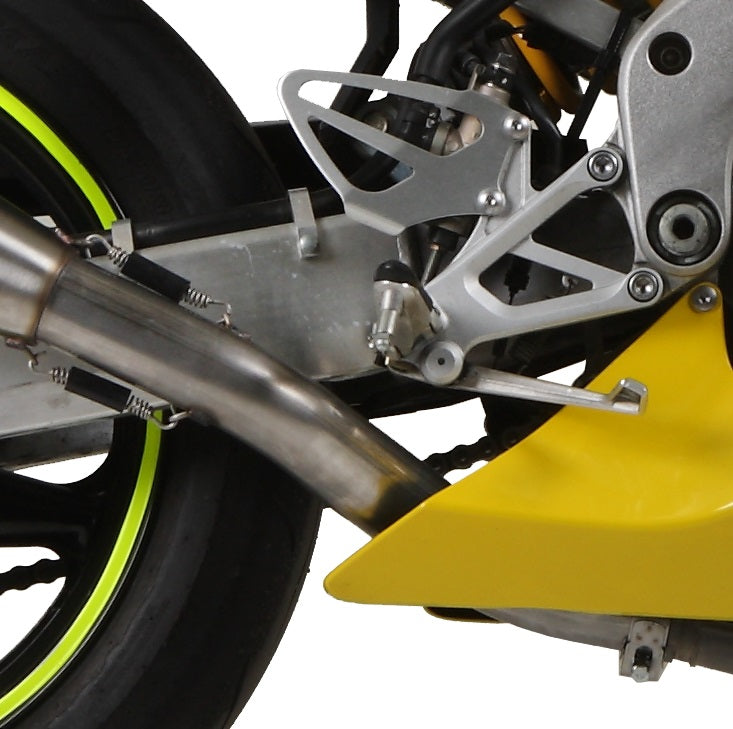 GPR exhaust Honda Cbr 600 F - Sport  2001-2007, Satinox , Homologated legal slip-on exhaust including removable db killer and link pipe - GPR Exhausts