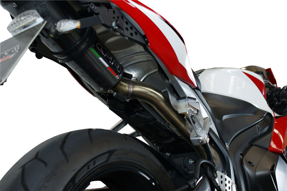 GPR exhaust Honda Cbr 600 Rr  2005-2006, Tiburon Titanium, Homologated legal slip-on exhaust including removable db killer and link pipe - GPR Exhausts
