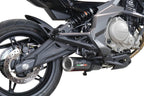 GPR exhaust Cf Moto 650 Mt 2019-2020, M3 Black Titanium, Slip-on exhaust legal for UK and non-EU markets including link pipe and removable db killer - GPR Exhausts