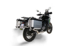 GPR Tech 38L + 32L Contoured Aluminium Side Case Set with Pannier Rack - CFMOTO 450MT (2023–2025) - Silver - image 2