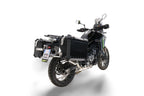 GPR Tech 38L + 32L Contoured Aluminium Side Case Set with Pannier Rack - CFMOTO 450MT (2023–2025) - Black - image 2