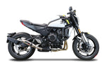 GPR exhaust Cf Moto 700 CL-X Adv 2025-2026, Deeptone Inox, Homologated legal slip-on exhaust including removable db killer and link pipe - GPR Exhausts