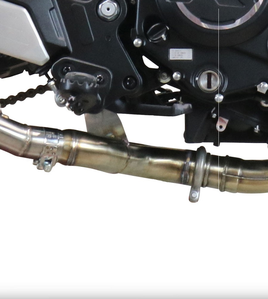 GPR exhaust Cf Moto 700 CL-X Heritage  2022-2024, Decat pipe - GPR Exhausts