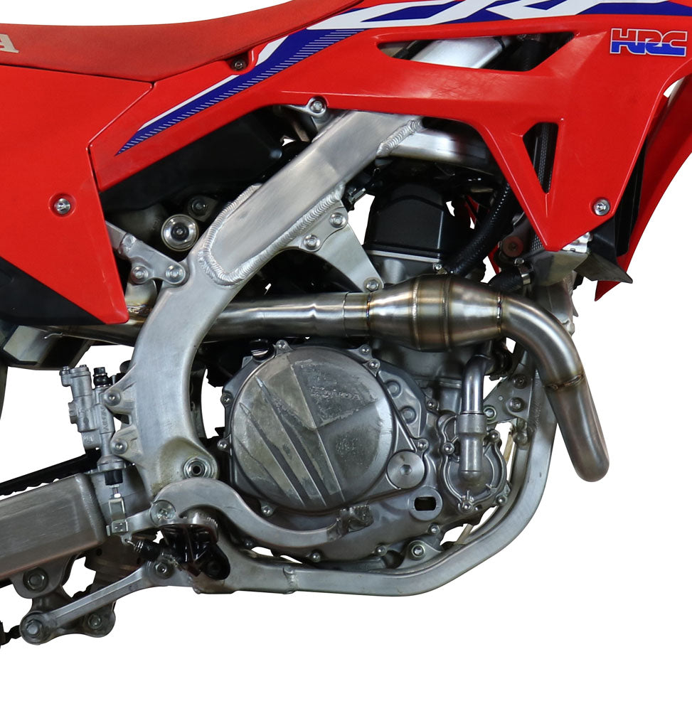 GPR exhaust Honda Crf 450 R-RX 2021-2025, Pentacross FULL Titanium, Racing full system exhaust, including removable db killer/spark arrestor - GPR Exhausts