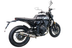GPR exhaust Brixton CroSsfire 500 X  2022-2023, Deeptone Inox, Homologated legal slip-on exhaust including removable db killer and link pipe - GPR Exhausts