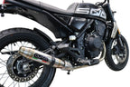 GPR exhaust Brixton CroSsfire 500 X  2022-2023, Deeptone Inox, Homologated legal slip-on exhaust including removable db killer and link pipe - GPR Exhausts