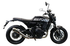 GPR exhaust Brixton CroSsfire 500 X  2022-2023, Powercone Evo, Homologated legal slip-on exhaust including removable db killer and link pipe - GPR Exhausts