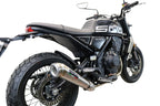 GPR exhaust Brixton CroSsfire 500 X  2022-2023, Powercone Evo, Homologated legal slip-on exhaust including removable db killer and link pipe - GPR Exhausts