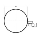 DB Race CURVO 94 Bar-End Mirror – Right