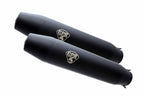 GPR exhaust Honda Cb 500 Four K0 - K1 - K2 - K3 1970-1990, Deeptone Black Cafè Racer, Dual universal Homologated legal silencer kit, including removab - GPR Exhausts