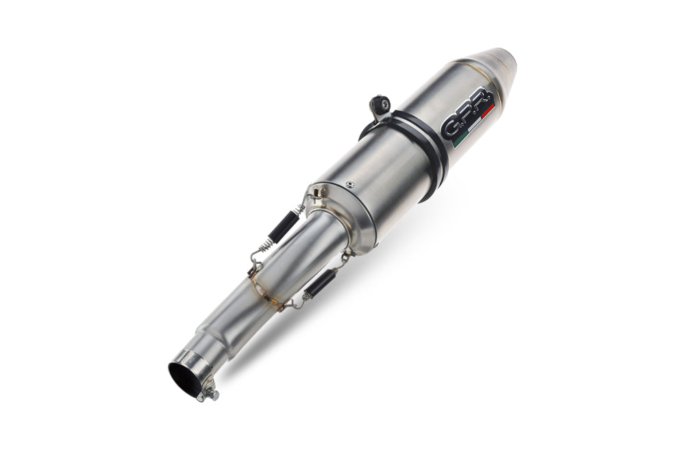 GPR exhaust Can Am Outlander 800 XMR 2012-2016, Deeptone Atv, Homologated legal slip-on exhaust including removable db killer and link pipe - GPR Exhausts