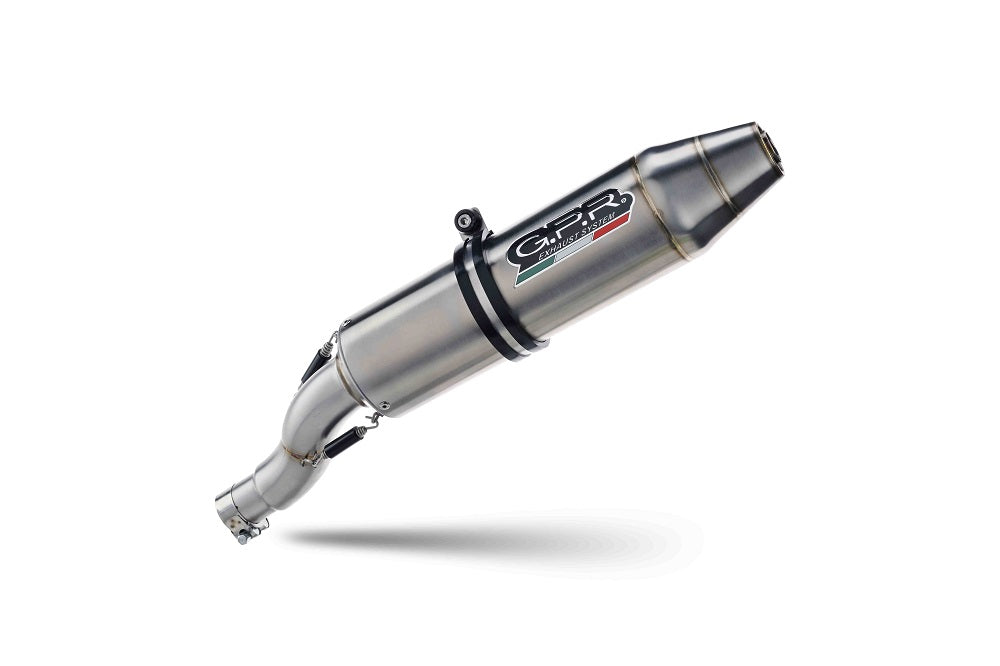 GPR exhaust Yamaha Kodiak 700 2008-2014, Deeptone Atv, Homologated legal slip-on exhaust including removable db killer and link pipe - GPR Exhausts