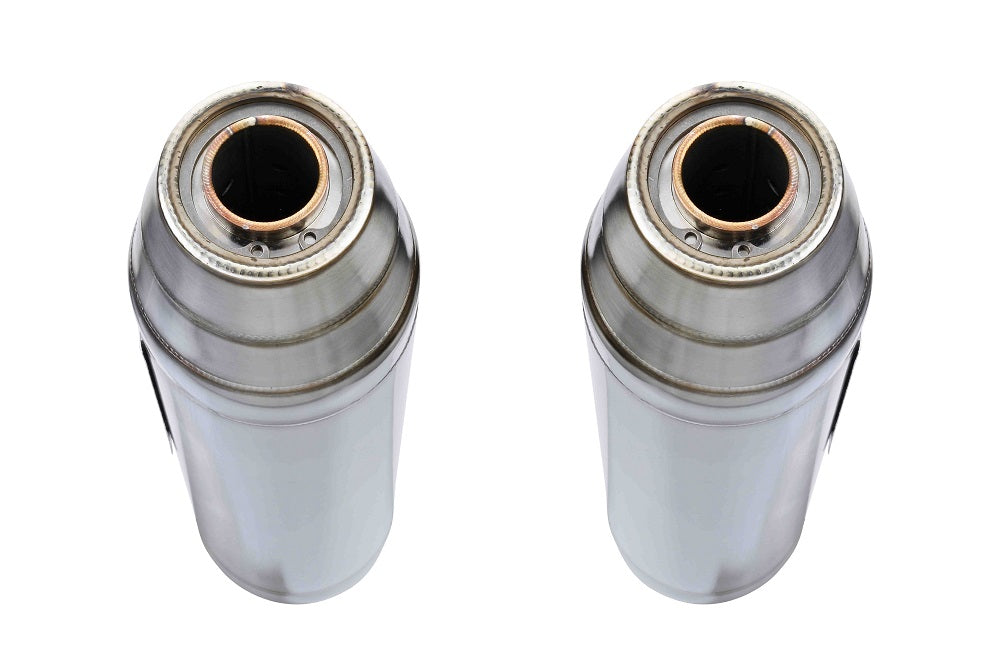 GPR exhaust Royal Enfield Interceptor 650 2019-2020, Deeptone Inox, Dual slip-on exhaust legal for UK and non-EU countries including removable db kill - GPR Exhausts