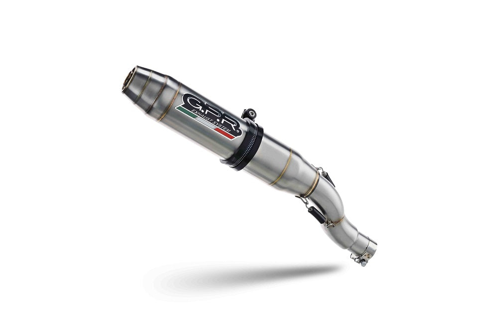 GPR exhaust Ducati Scrambler 800  2017-2020, Deeptone Inox, Dual slip-on exhaust legal for UK and non-EU countries including removable db killers and - GPR Exhausts