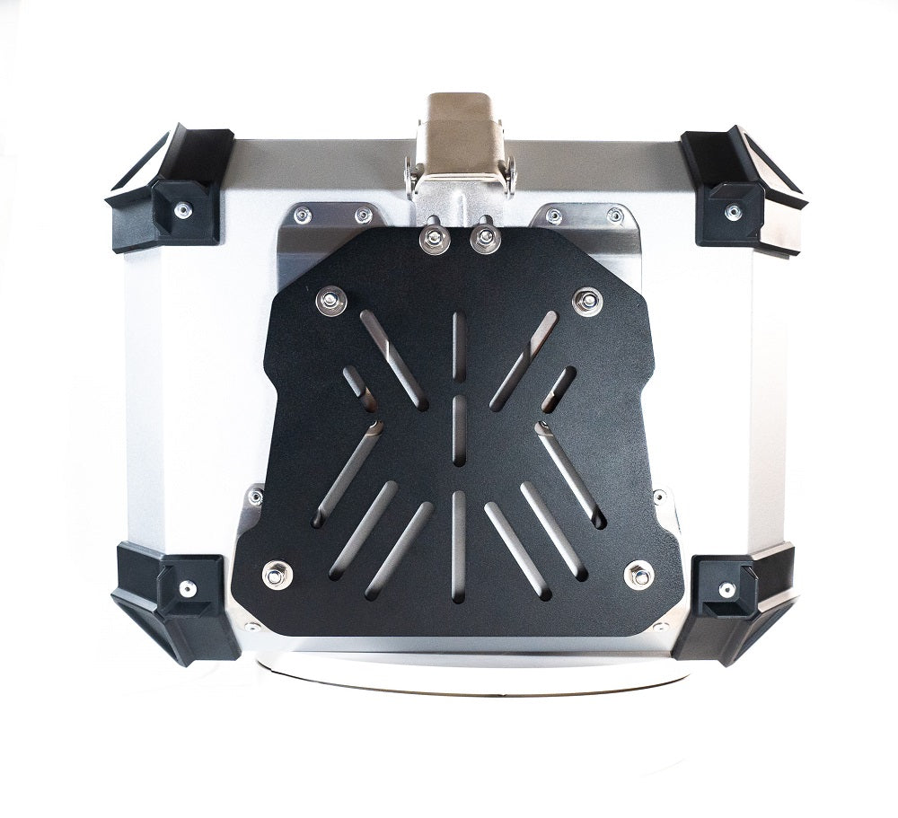 GPR Tech Alpi-Tech 55L Aluminium Top Case - Silver with Soft Backrest - image 13