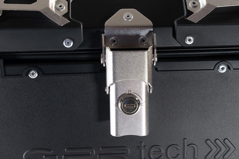 GPR Tech Alpi-Tech 55L Aluminium Top Case - Black with Soft Backrest - image 10