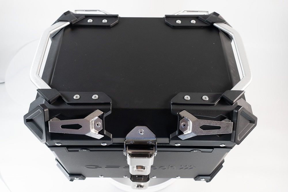 GPR Tech Alpi-Tech 55L Aluminium Top Case - Black with Soft Backrest - image 13