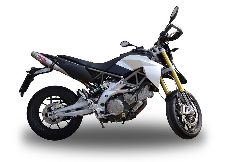 GPR exhaust Aprilia Shiver 900 2017-2020, Deeptone Inox, Dual racing slip-on exhaust including link pipes - GPR Exhausts