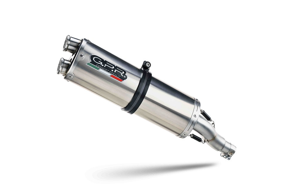 GPR exhaust Ducati Multistrada V4 - S 2022-2024, Dual Inox, Homologated legal slip-on exhaust including removable db killer and link pipe - GPR Exhausts
