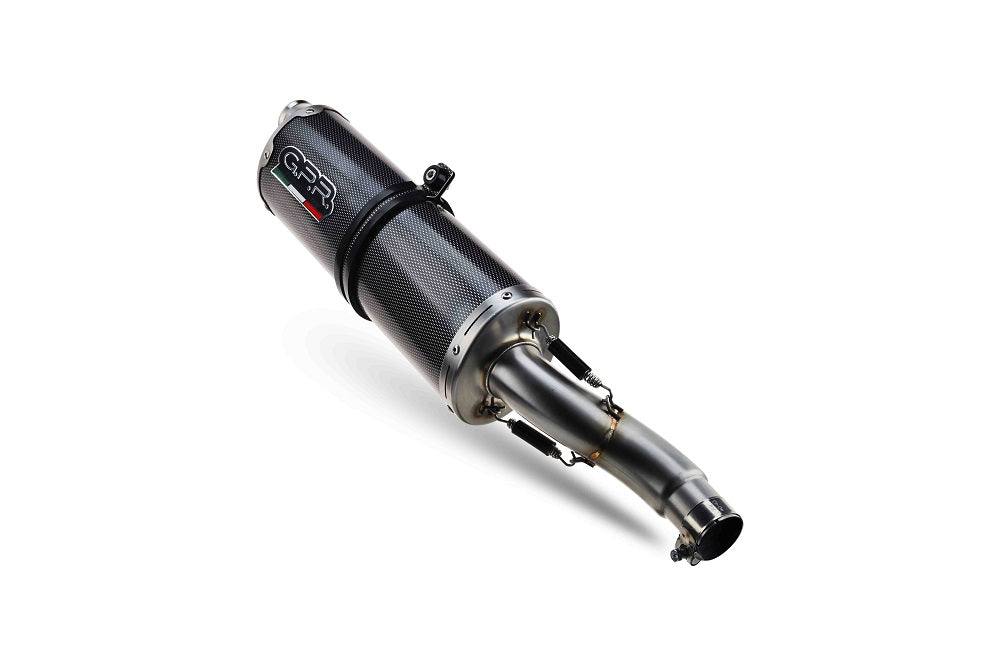 GPR exhaust Cf Moto 800 Mt Sport 2022-2024, Dual Poppy, Homologated legal slip-on exhaust including removable db killer and link pipe - GPR Exhausts