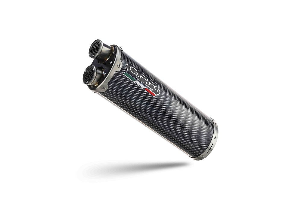 GPR exhaust Bmw R 1250 Gs 2021-2024, Dual Poppy, Homologated legal slip-on exhaust including removable db killer and link pipe - GPR Exhausts