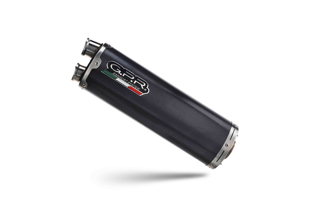 GPR exhaust Voge 900DSX 2024-2025, Dual Poppy, Homologated legal slip-on exhaust including removable db killer and link pipe - GPR Exhausts
